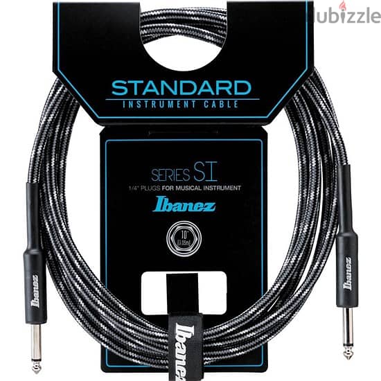 Ibanez SI20 CCT Woven Guitar Cable w/ 2 Straight Plugs - 20ft 0