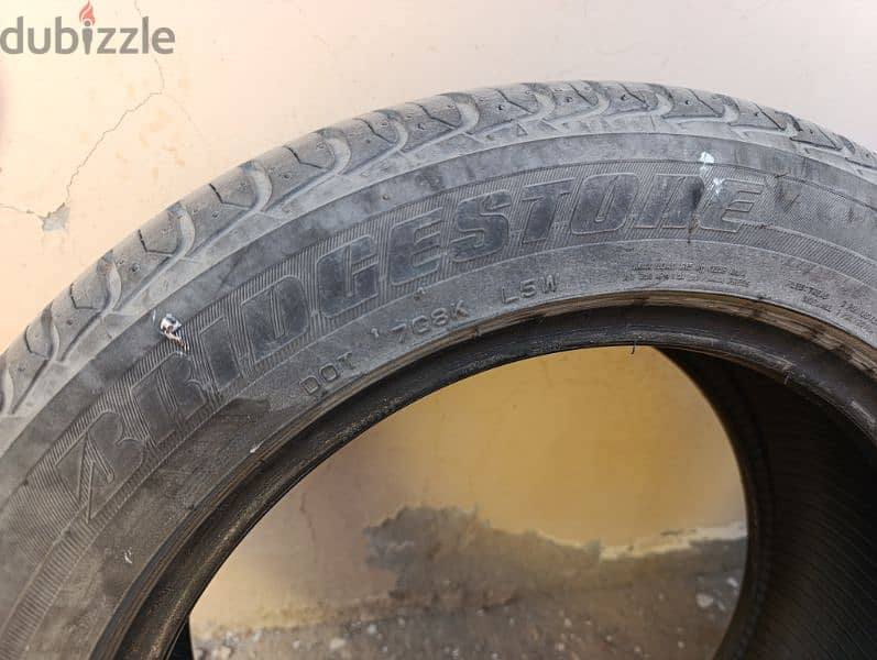 4 كاوتشات Bridgestone مقاس 16 استعمال خفيف جدا جدا 1