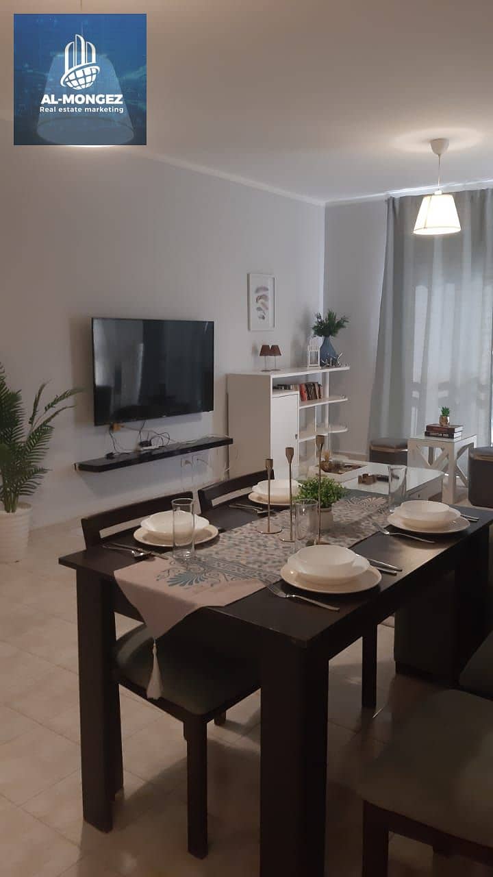 A distinctive 131m apartment for rent with special finishes in Al-Rehab, First Settlement 2