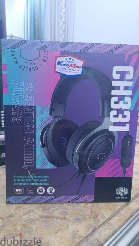 Cooler Master CH331 Gaming headset سماعة جيمنج جديدة لم تستخدم 2