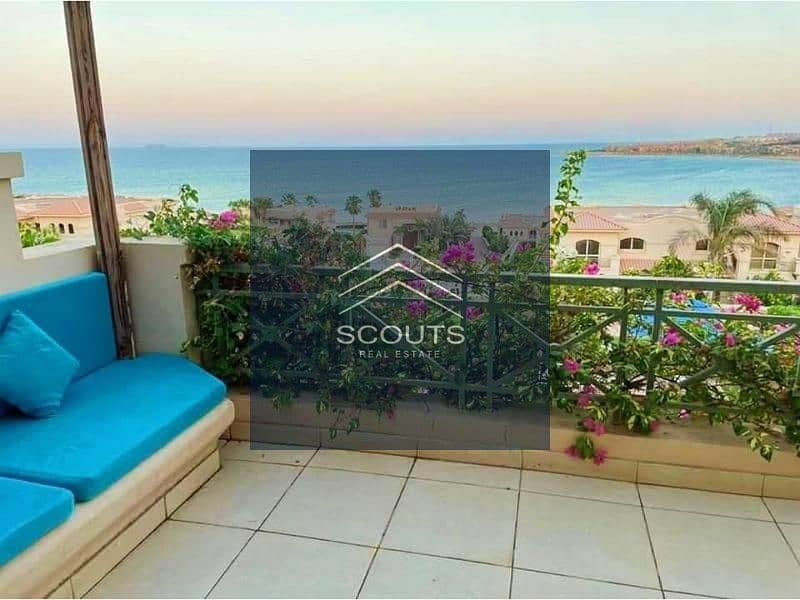 شالية فوري3غرف علي البحرsea veiw بااقل سعر في العين السخنةبالتقسيطLa Vista Garden Ain Sokhna 9