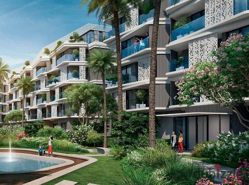 شقة للبيع 167م بجوار جامعة بادية تشطيب فاخر فى بادية بالم هيلز Badya Palm Hills 4