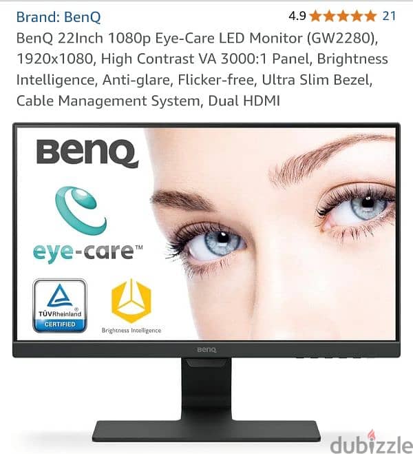 BenQ monitors excellent condition 3