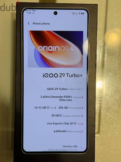 بأقوى معالج عام 2024 عملاق شركة Vivo iqoo Z9 Turbo plus