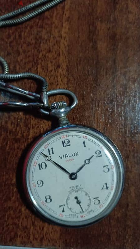 VIALUX pocket watch swiss made supershock 17 jewels 0