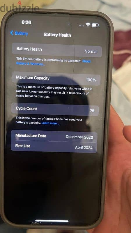 iphone 15 pro max 256gb used like new 1