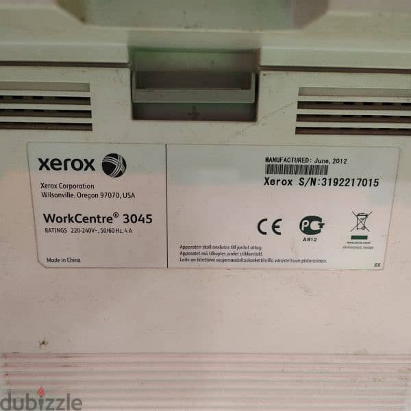 Xerox copier ماكينه طباعه اكسيروكس سكانر 3