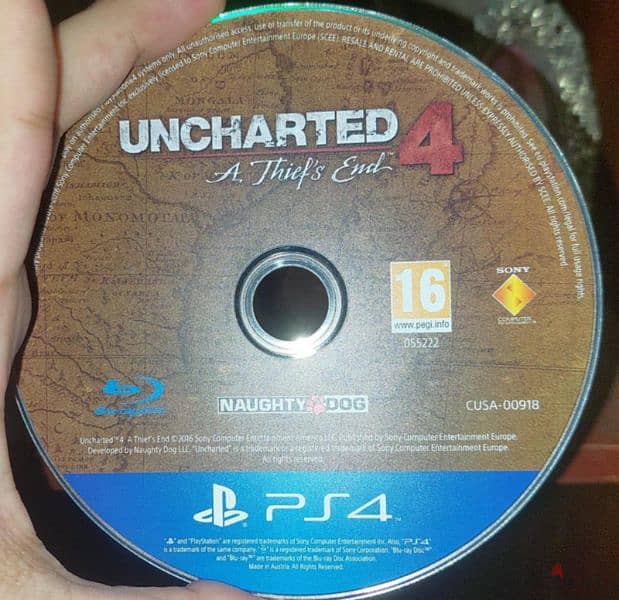 uncharted 4 cd ps4 1