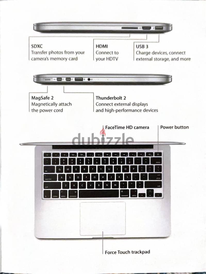 MacBook Pro 2015 13 inch (Retina, 3.1GHz core i7, Intel Iris 6100) 4