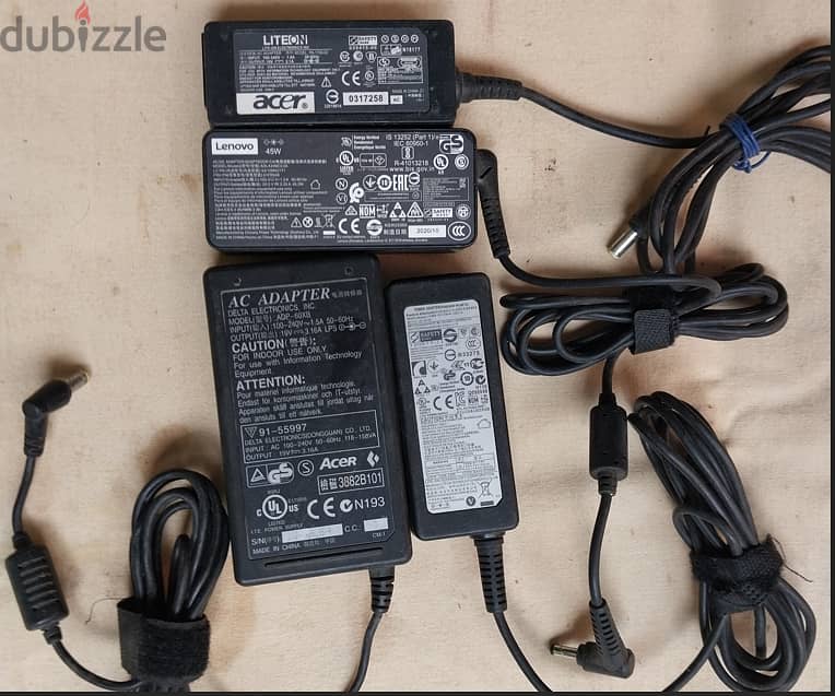 للبيع شاحن لابتوب  Laptop Chargers  بسعر= 200 جم 3