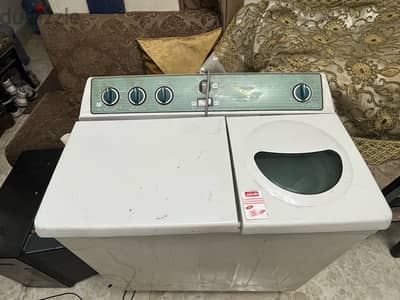 TOSHIBA half automatic washing machine غسالة توشيبا هاف اوتوماتيك