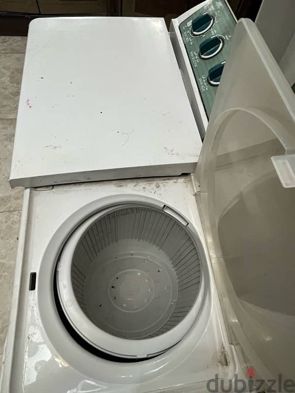 TOSHIBA half automatic washing machine غسالة توشيبا هاف اوتوماتيك 2