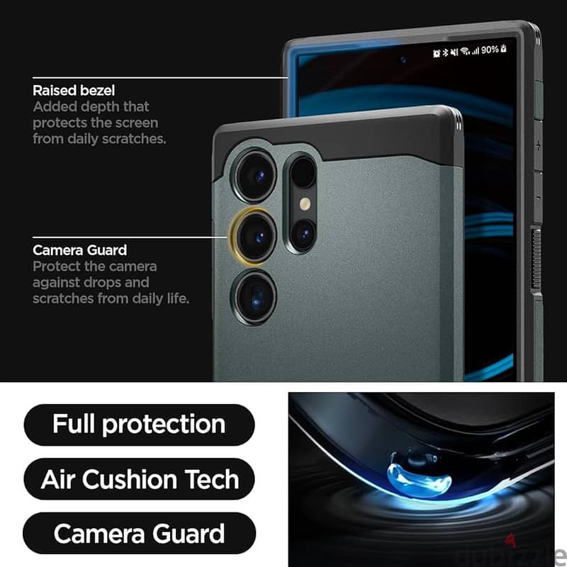 Spigen Tough Armor designed for Samsung Galaxy S24 ULTRA case cover 3