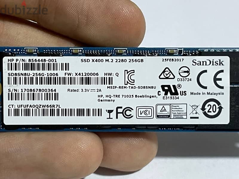 sandisk ssd m. 2 256 gbقابل للتفاوض في حالة الجدية 2