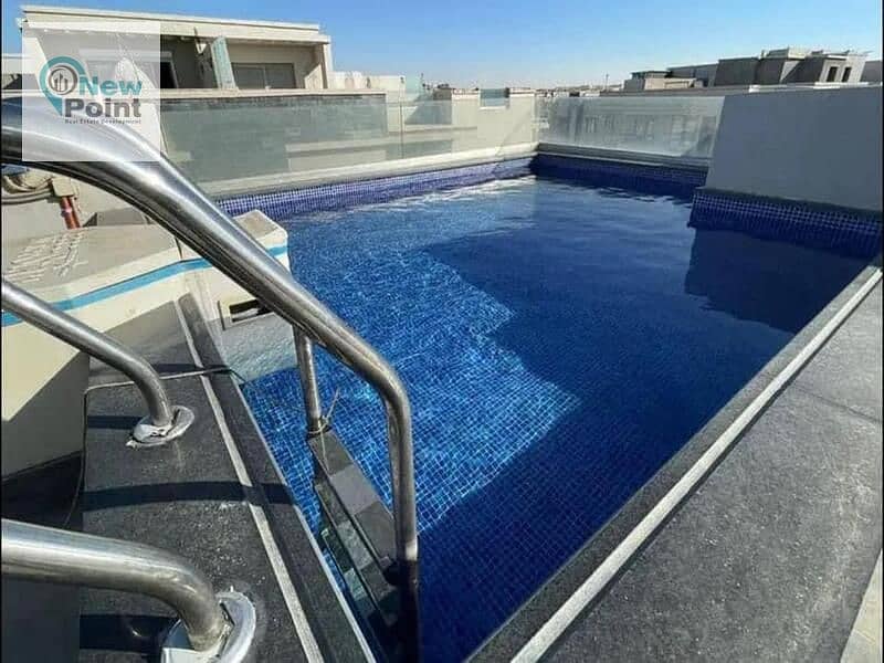 Penthouse with swimming pool, Ready to move for sale in Galleria Fifth Settlement 0