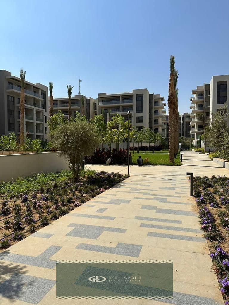 Apartment for sale, immediate receipt, finished, 40% down payment and the rest over a year, for sale in the Fifth Settlement, an integrated compound f 7