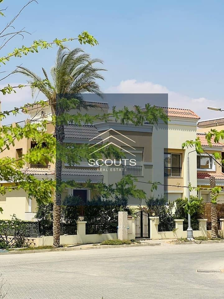 For sale, a villa on the best site, in installments, at the lowest price, in the Butterfly Compound, Mostaqbal City 7