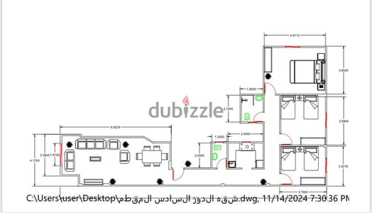 شقه للبيع في الحي السادس الهضبه الوسطى المقطم