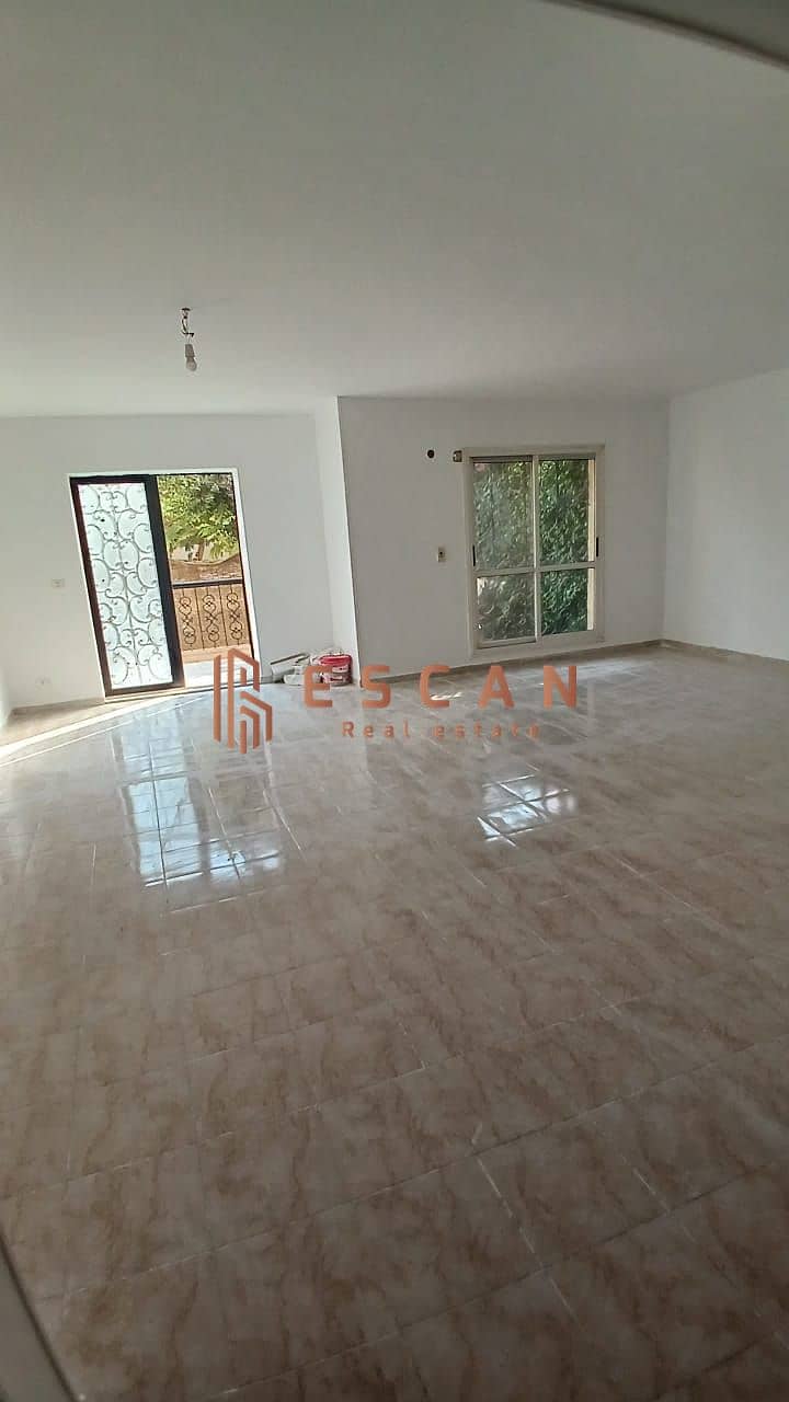 Empty apartment for rent in Al Rehab, near services, company finishing, 180 m 0