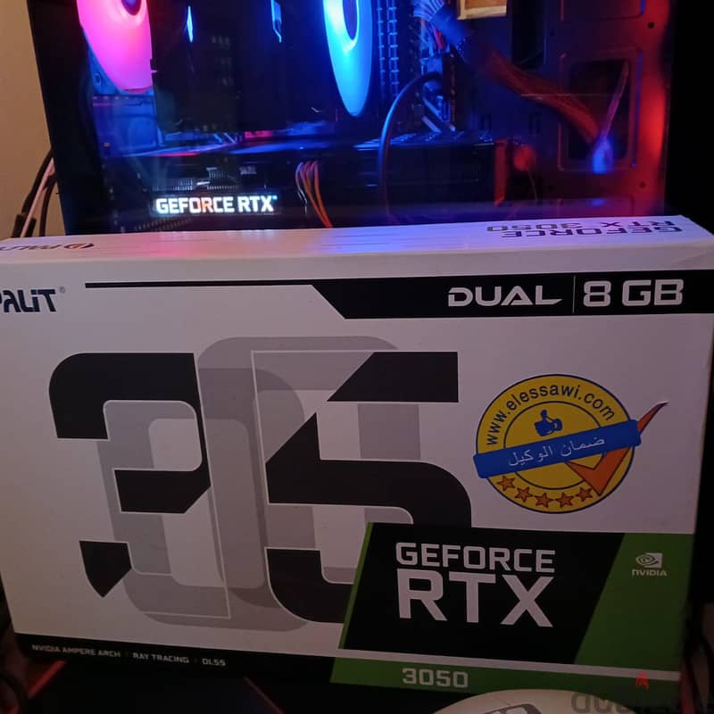 PALIT RTX 3050 Dual 8G GDDR6 Graphics Card 1