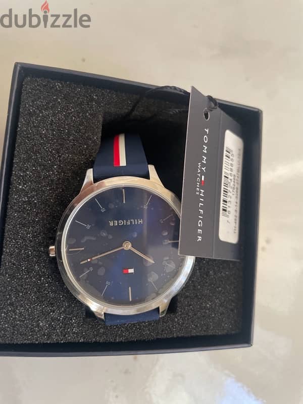 Tommy Hilfiger watch ساعة تومي اوريجنال بالبوكس والسريال نمبر 3