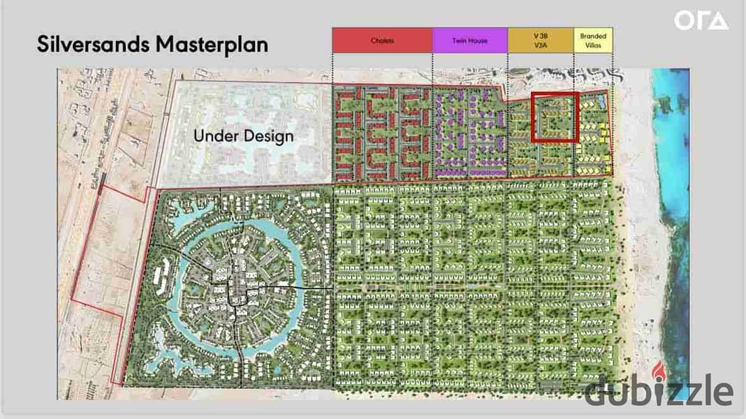 شاليه ارضي بجاردن في سيلفر سانت 3غرف  استلام 2026 اقل من سعر  الشركة بي 8 مليون  Silver Sands 0