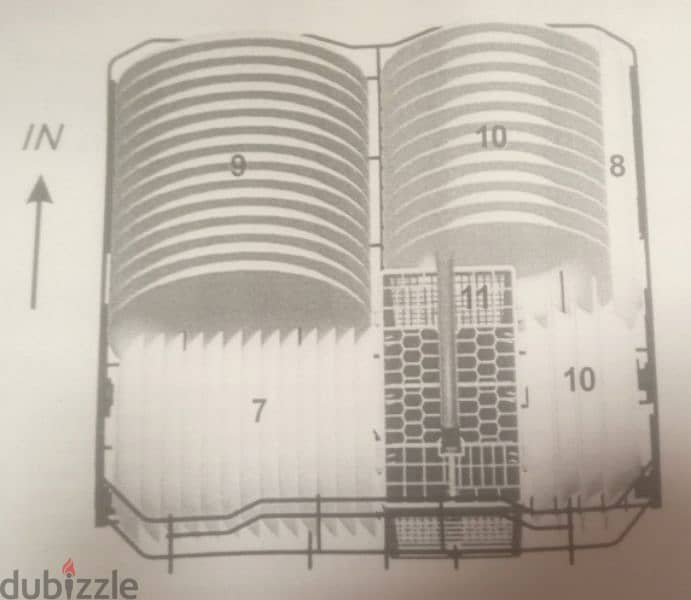 Fresh Dishwasher 14 place WQP12-b9253a حالة جديدة غسالة أطباق ١٤ فرد 8