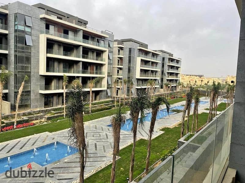 **120 square meter apartment, immediate delivery, for sale in front of Hyde Park, in La Vista Patio Oro compound (LA VISTA PATIO ORO). ** 0