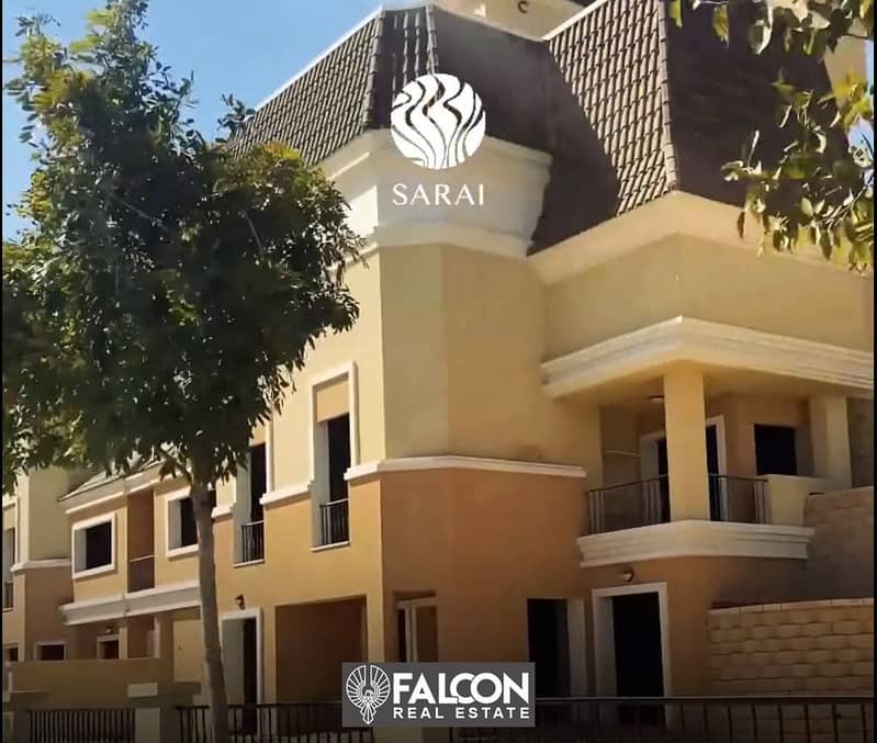 SVilla for sale239 sqm 3 floors  in front of Sarai Compound on Suez Road in the Butter Fly Compound New Cairo in installments 4