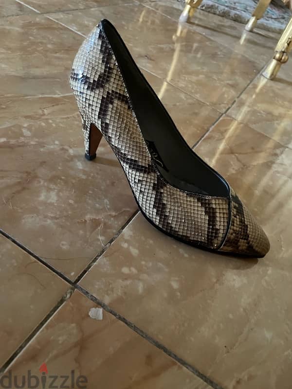 snake print heels 2