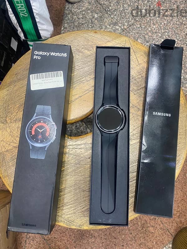 Galaxy Watch 5 Pro 45M Black كالجديدة 1