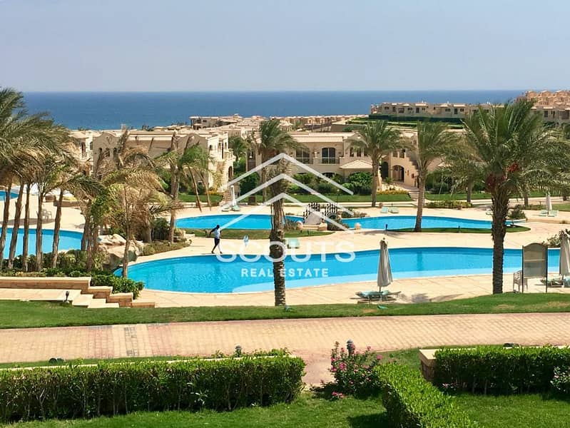 Immediate receipt chalet with clear sea view, special location in Ain Sokhna, La Vista Gardens Compound 0