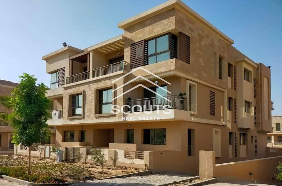 Duplex for sale in Sarai Compound on Suez Road and Al Amal Axis Road at the lowest price Sarai Compound 0