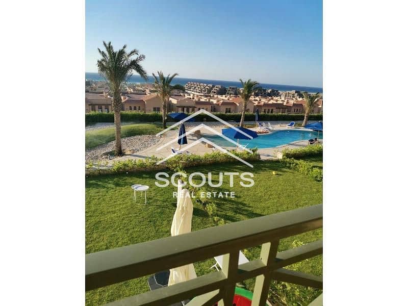 Sea veiw chalet, immediate delivery, lowest price | La Vista Ain Sokhna, super deluxe finishing 8