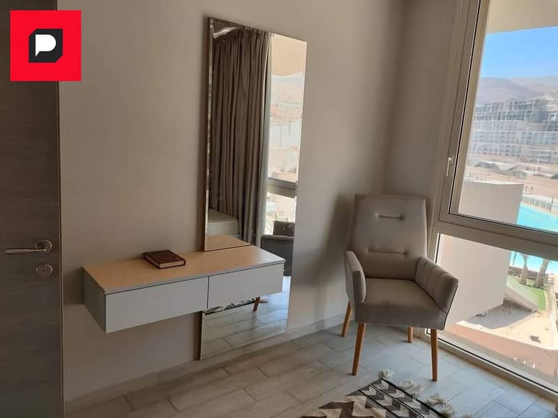 Chalet for sale in Ain Sokhna, Monte Galala Village, next to Porto, Blue Bay and Sky City, in installments, with a panoramic view over 10 years 15