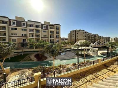 Apartment (3 rooms) with a distinctive division and a fantastic view of the landscape and crystal lagoon in Sarai MNHD Compound, New Cairo