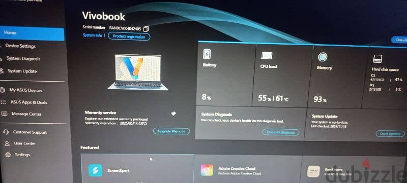 Asus vivobook i3 7