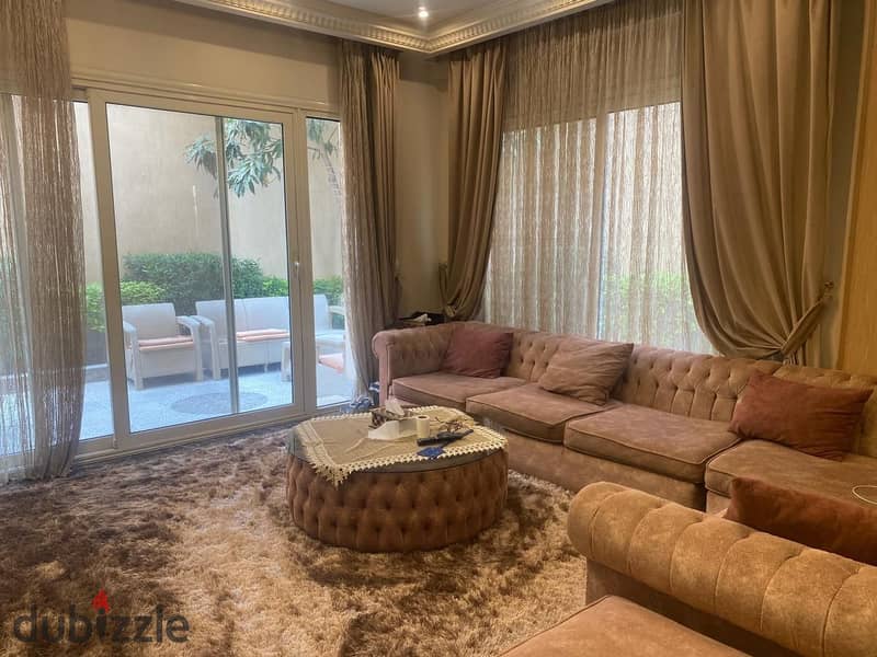 Duplex for sale 350m + 120 private garden -NEW CAIRO(South Academy area )Fully open view 17