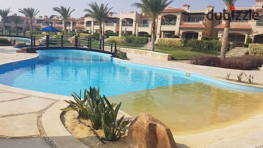 fully finished with full sea view chalet for sale in lavista 6 ain sukhna