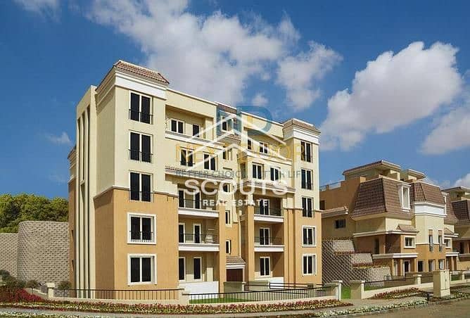 apartment for sale besides madinty in sarai compound with garden view 0