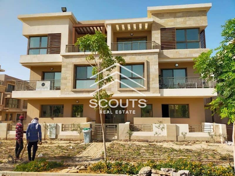 apartment for sale besides madinty in sarai compound with garden view 5