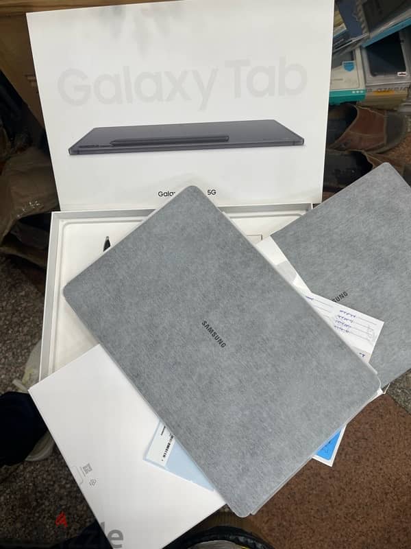 Galaxy Tab S8 Plus 5G 256G Black كالجديد 1