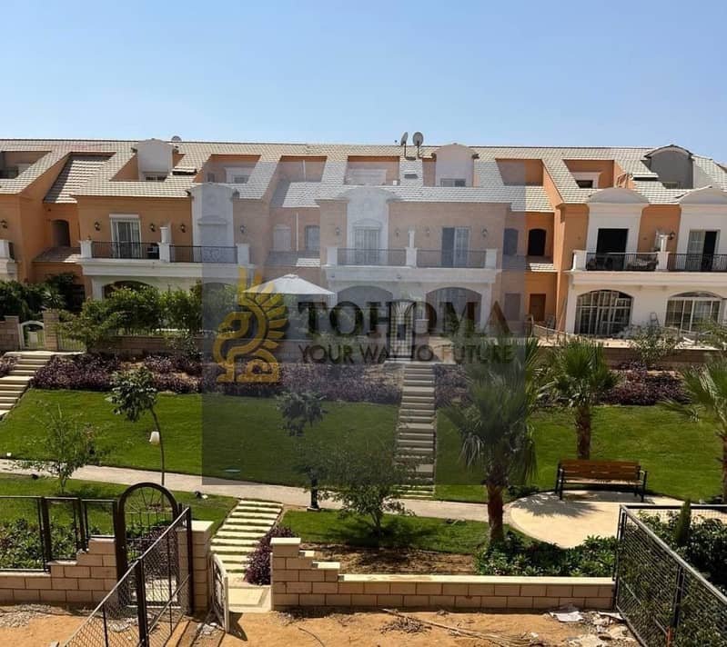 townhouse for sale fully finished and furnished 266 meters in Layan Sabbour Compound in New Cairo 0