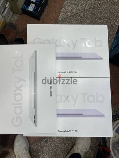 Galaxy Tab S9 FE 5G 256/12G Beige Lavender جديد متبرشم