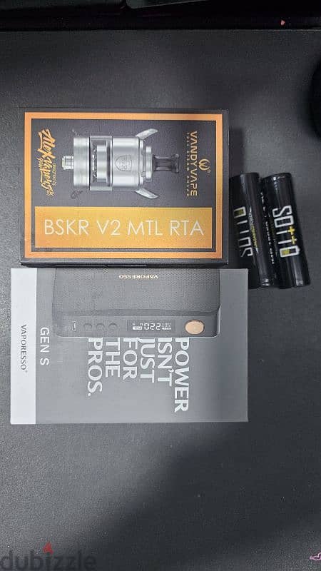 vaporesso gen s + bskr v2 mtl rta + battery 0