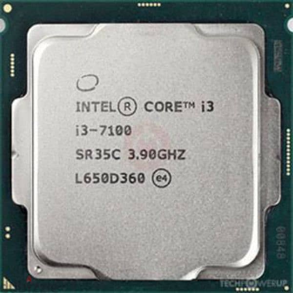 بروسيسورات جيل ثالث Core i5 وبروسيسور core i3 7100 1