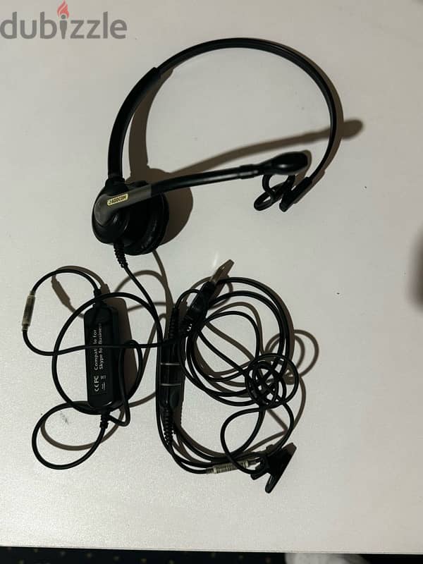 Addcom call center headset 0