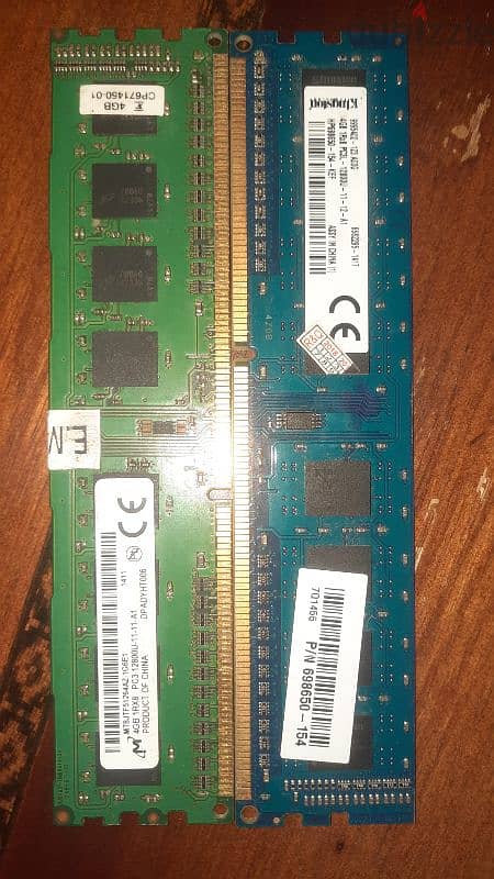 8 رام ddr3 2x4 0