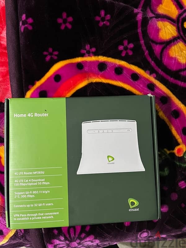 Etisalat 4G Router like new 0