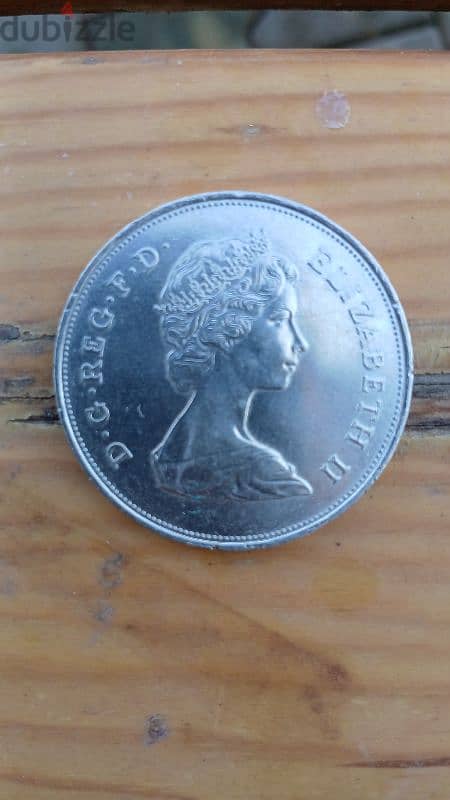 Queen Mother 25 pence 1980 - 80th birthday edition rare 1